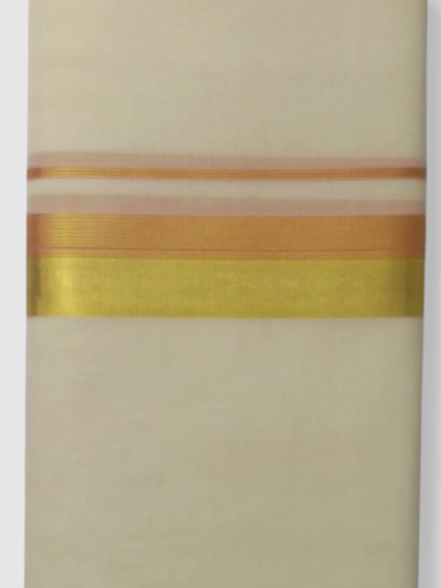 Original Balaramapuram Handloom Kasavu Mundu for Men