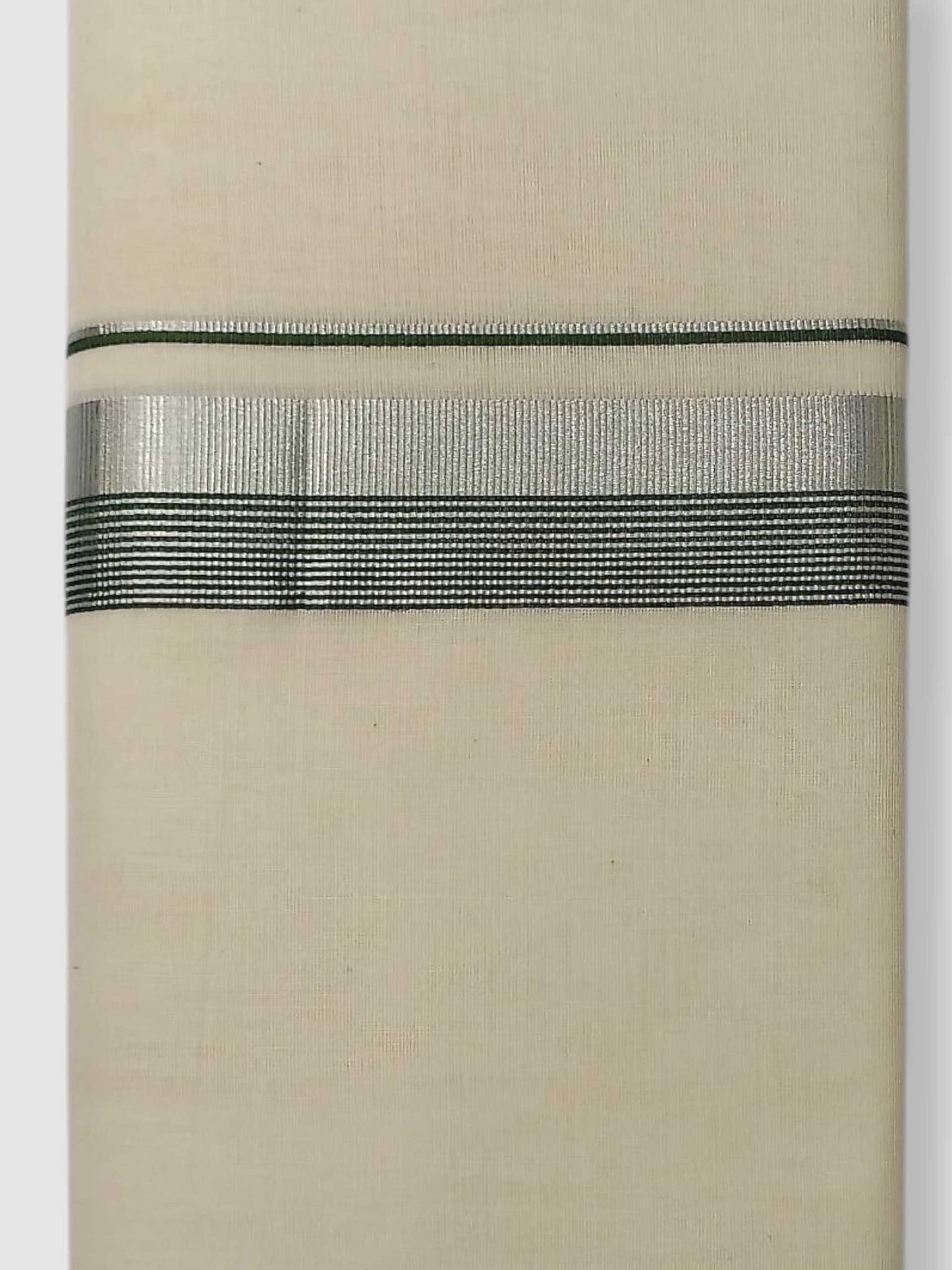 Original Balaramapuram Handloom Kasavu Mundu for Men