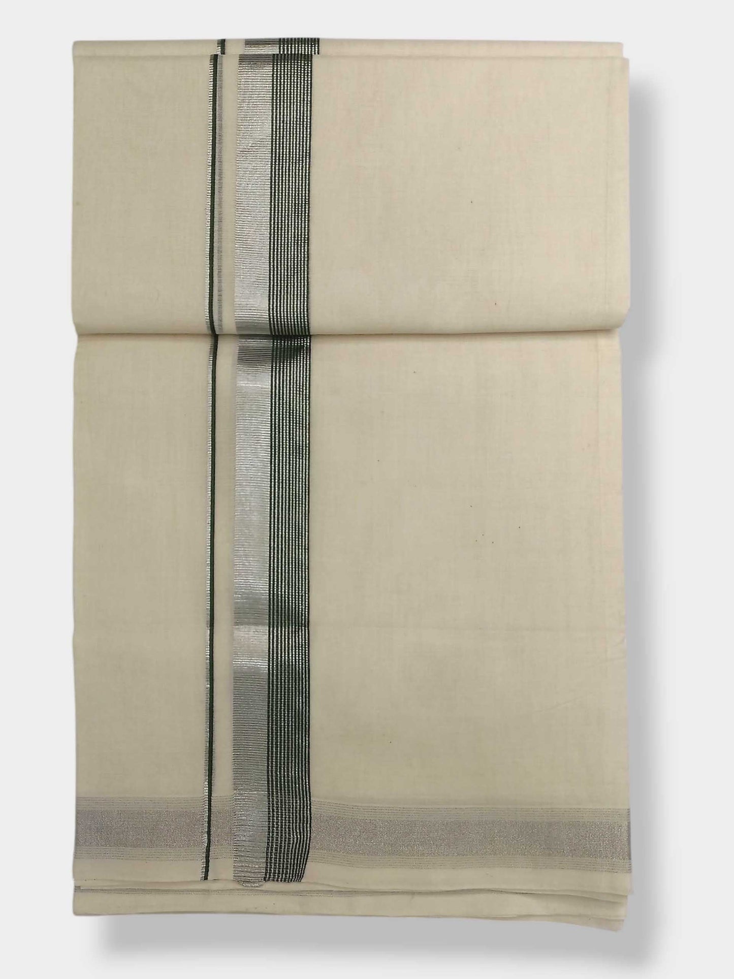 Original Balaramapuram Handloom Kasavu Mundu for Men