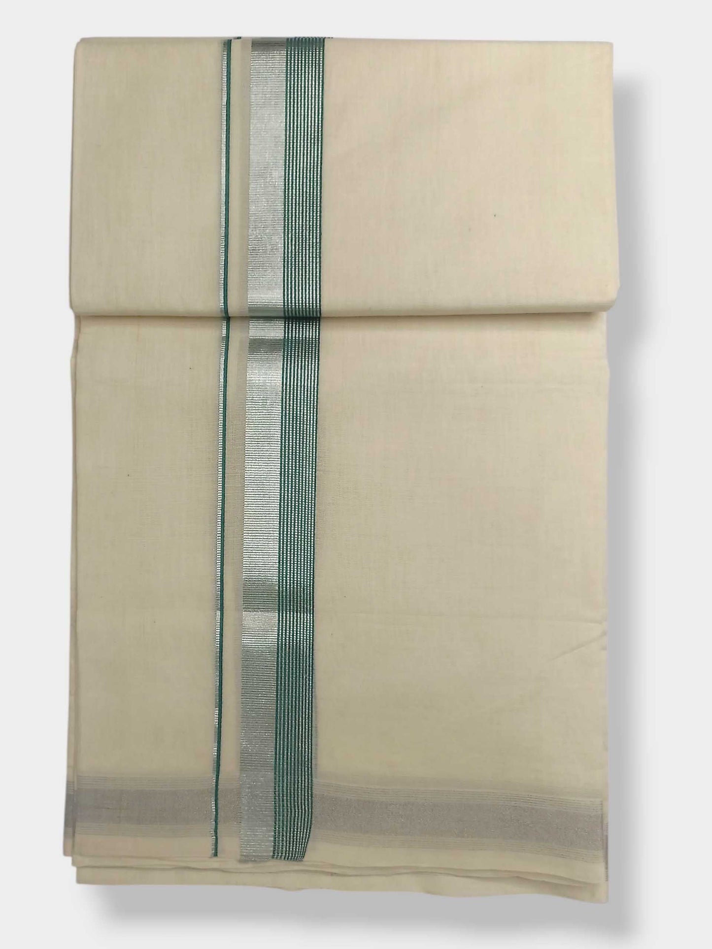 Original Balaramapuram Handloom Kasavu Mundu for Men
