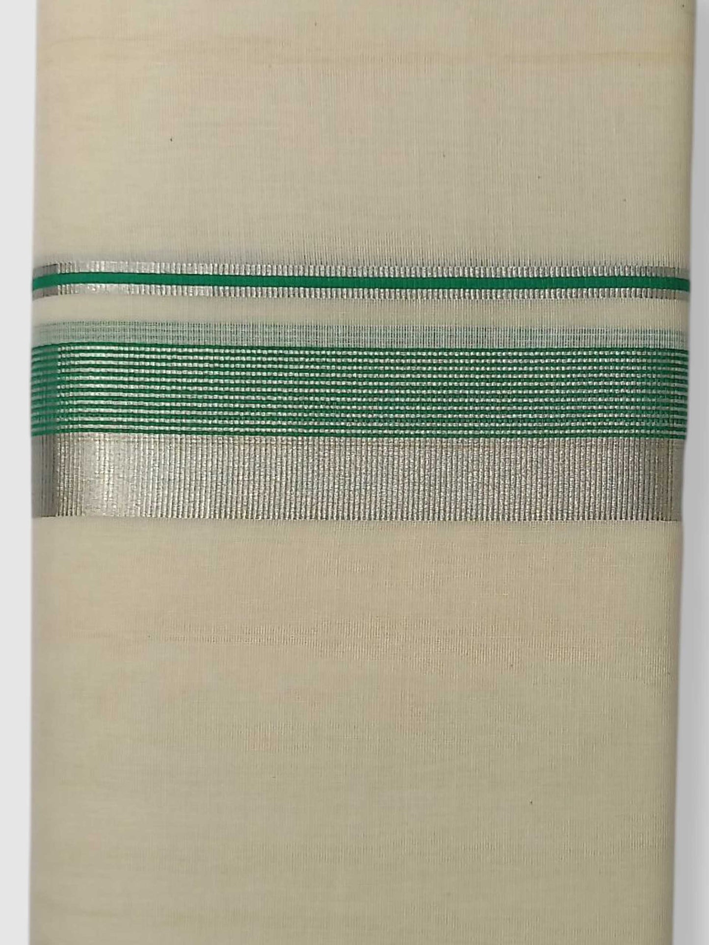 Original Balaramapuram Handloom Kasavu Mundu for Men