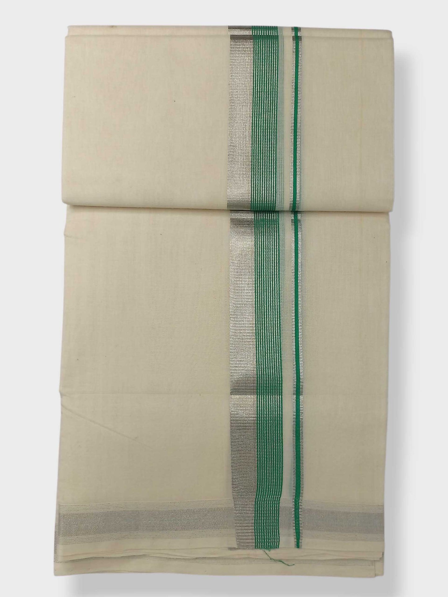 Original Balaramapuram Handloom Kasavu Mundu for Men
