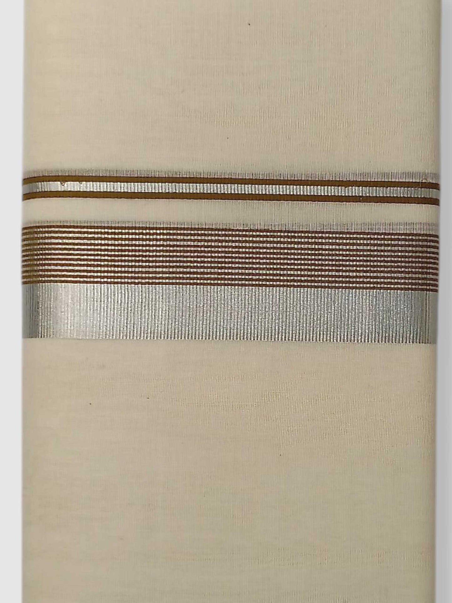 Original Balaramapuram Handloom Kasavu Mundu for Men