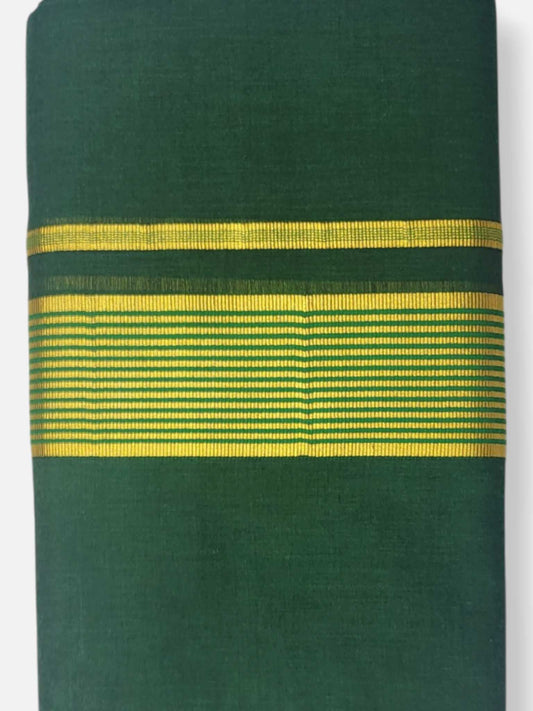 Premium Wedding Handloom Balaramapuram Unaakupaavu Kasavu Mundu for Men