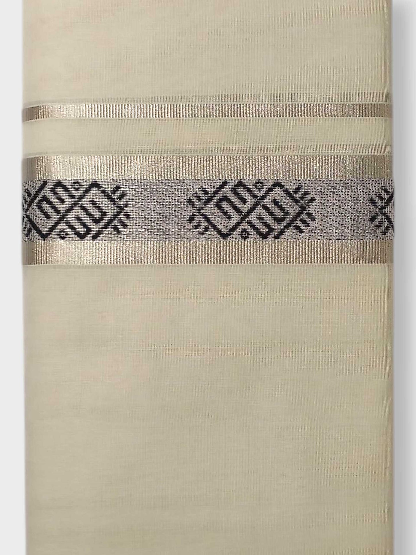 Premium Wedding Handloom Balaramapuram Unaakupaavu Kasavu Mundu for Men