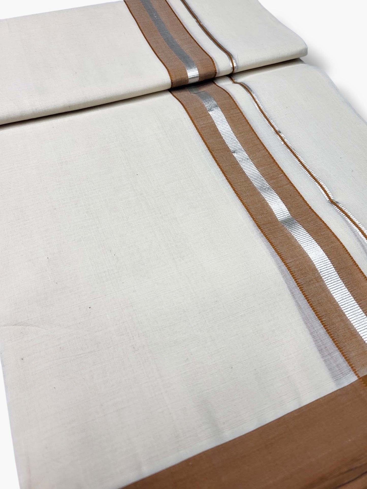Kerala Handloom Mundu/Dhoti Pure Cotton for Men