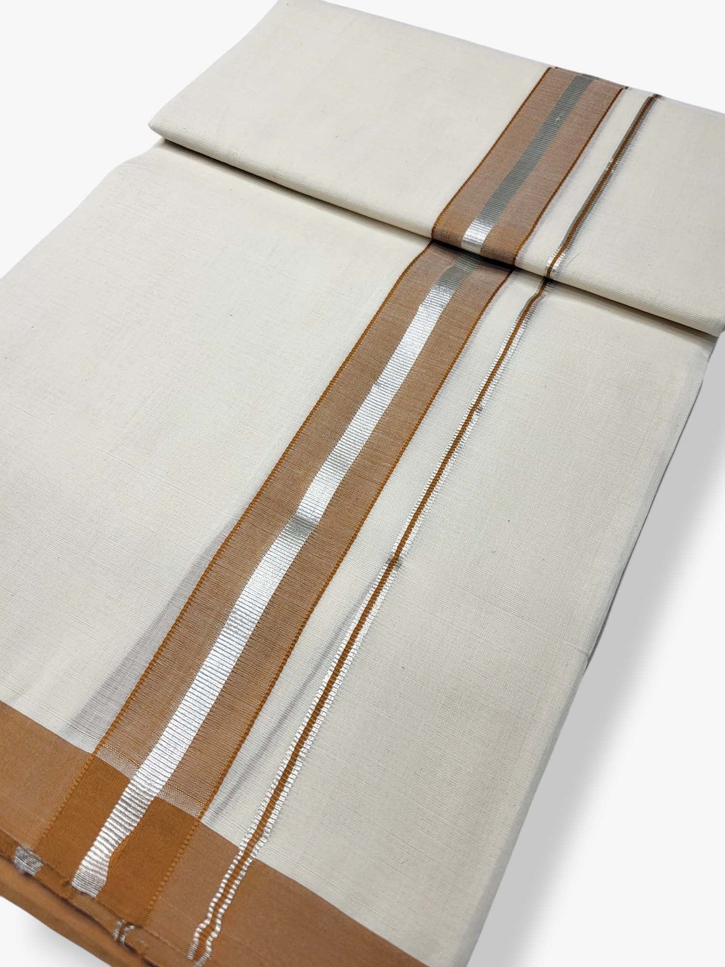 Kerala Handloom Mundu/Dhoti Pure Cotton for Men