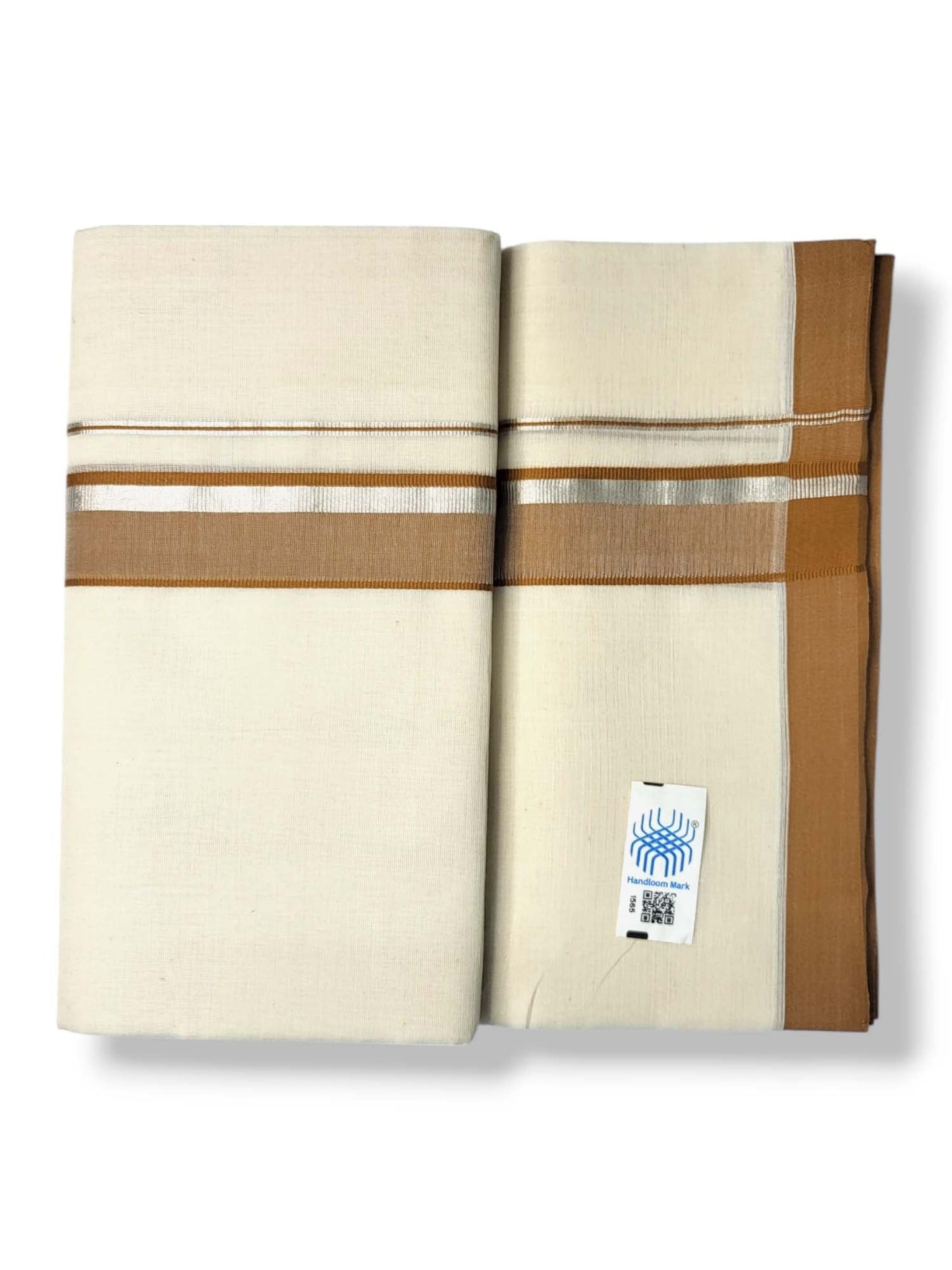 Kerala Handloom Mundu/Dhoti Pure Cotton for Men