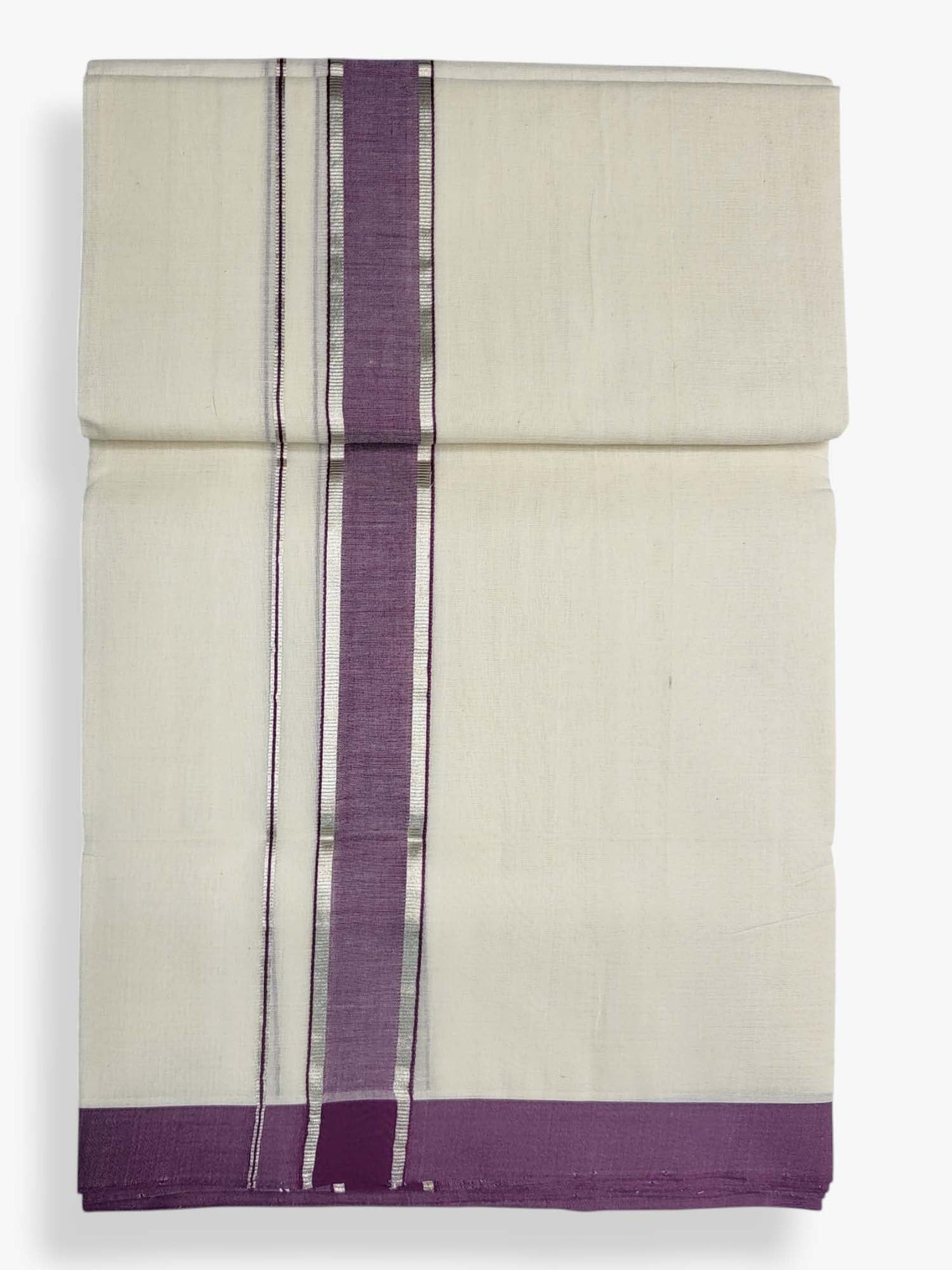 Kerala Handloom Mundu/Dhoti Pure Cotton for Men