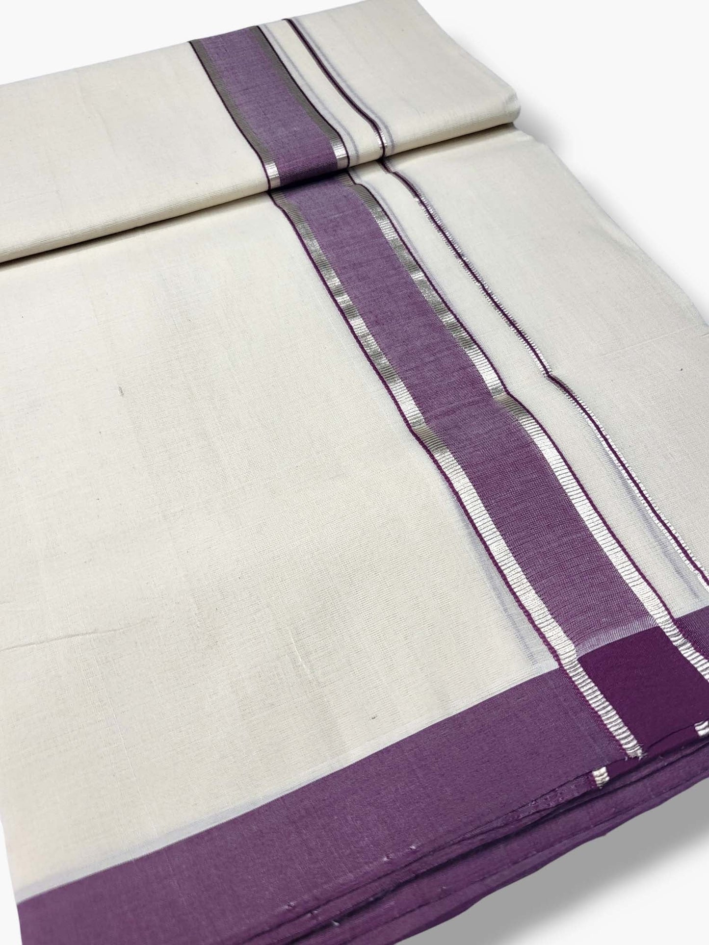 Kerala Handloom Mundu/Dhoti Pure Cotton for Men