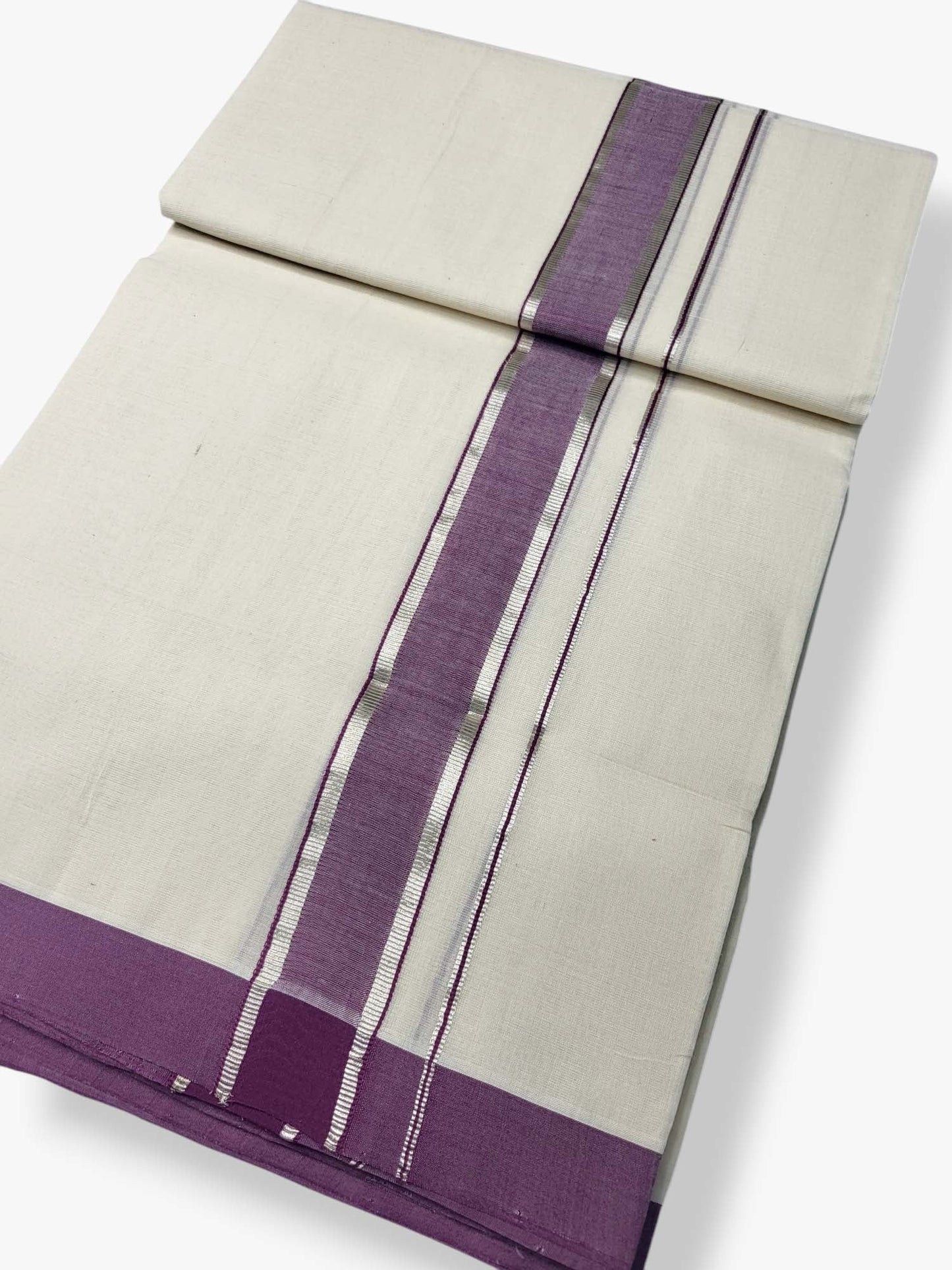 Kerala Handloom Mundu/Dhoti Pure Cotton for Men