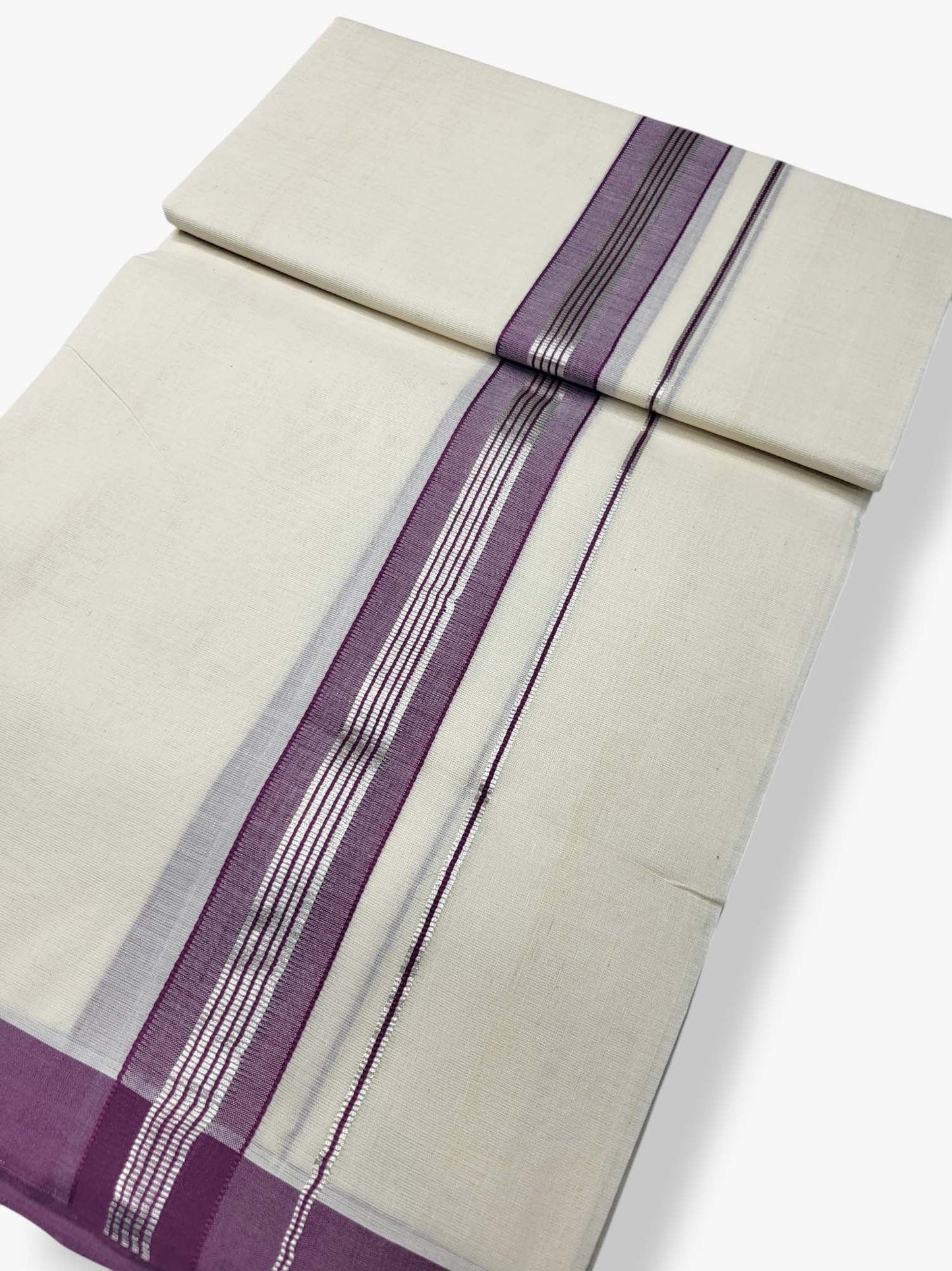 Kerala Handloom Mundu/Dhoti Pure Cotton for Men