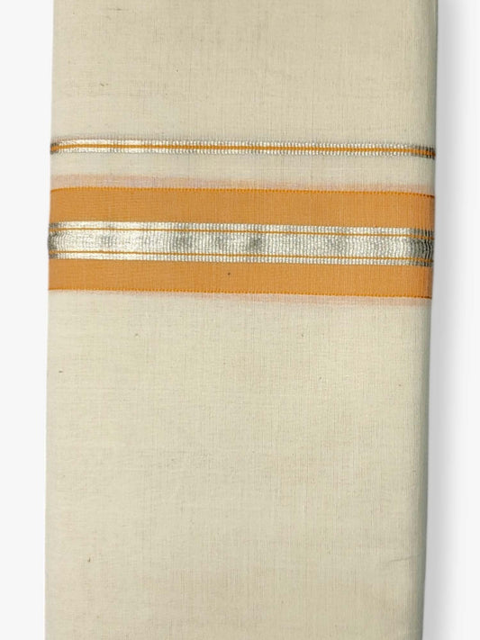 Kerala Handloom Mundu/Dhoti Pure Cotton for Men