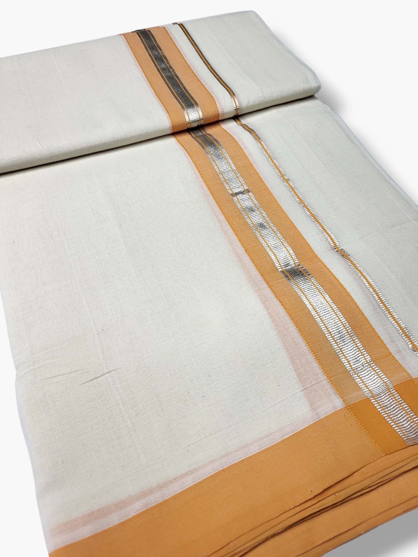 Kerala Handloom Mundu/Dhoti Pure Cotton for Men