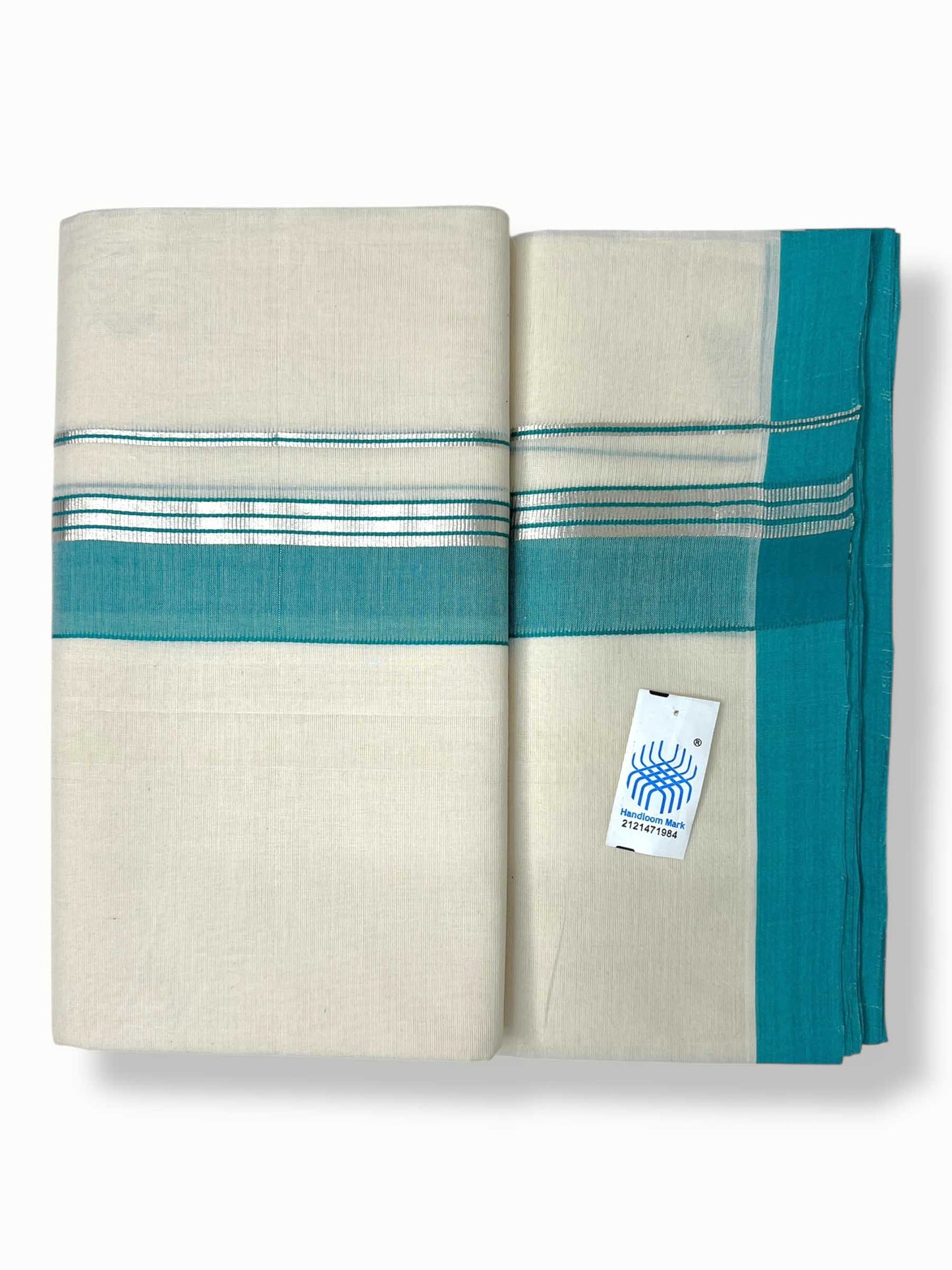 Kerala Handloom Mundu/Dhoti Pure Cotton for Men