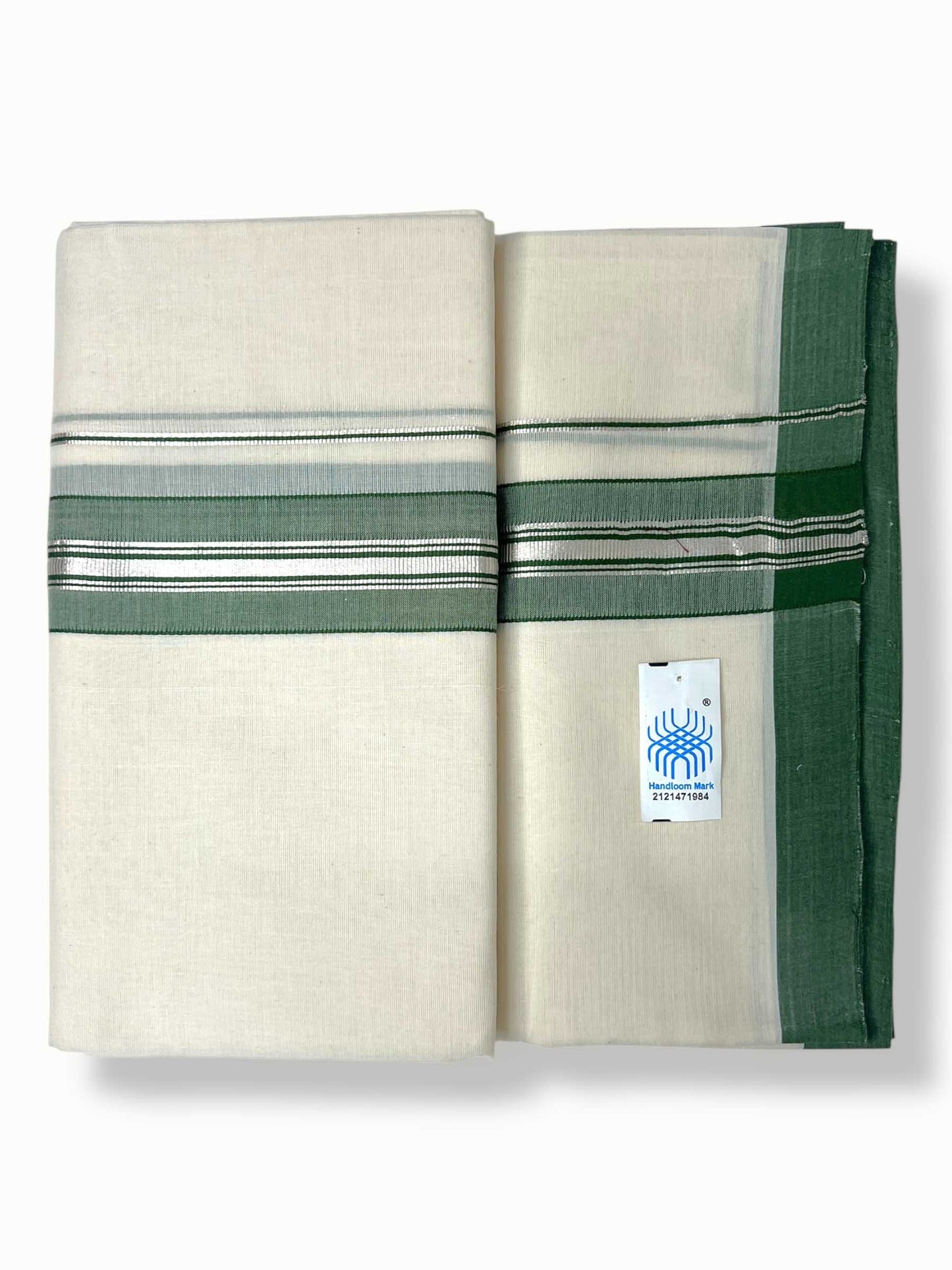 Kerala Handloom Mundu/Dhoti Pure Cotton for Men