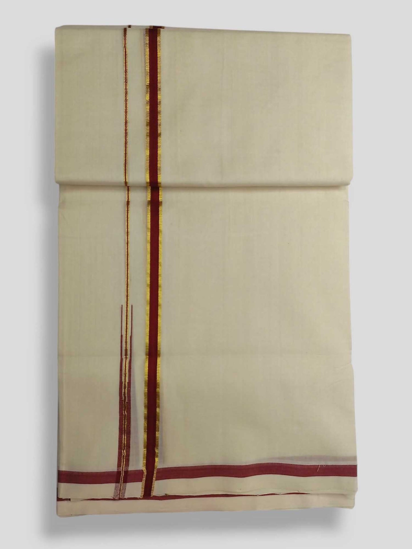 Kerala Premium Balaramapuram Handloom Dhoti/Mundu for Men