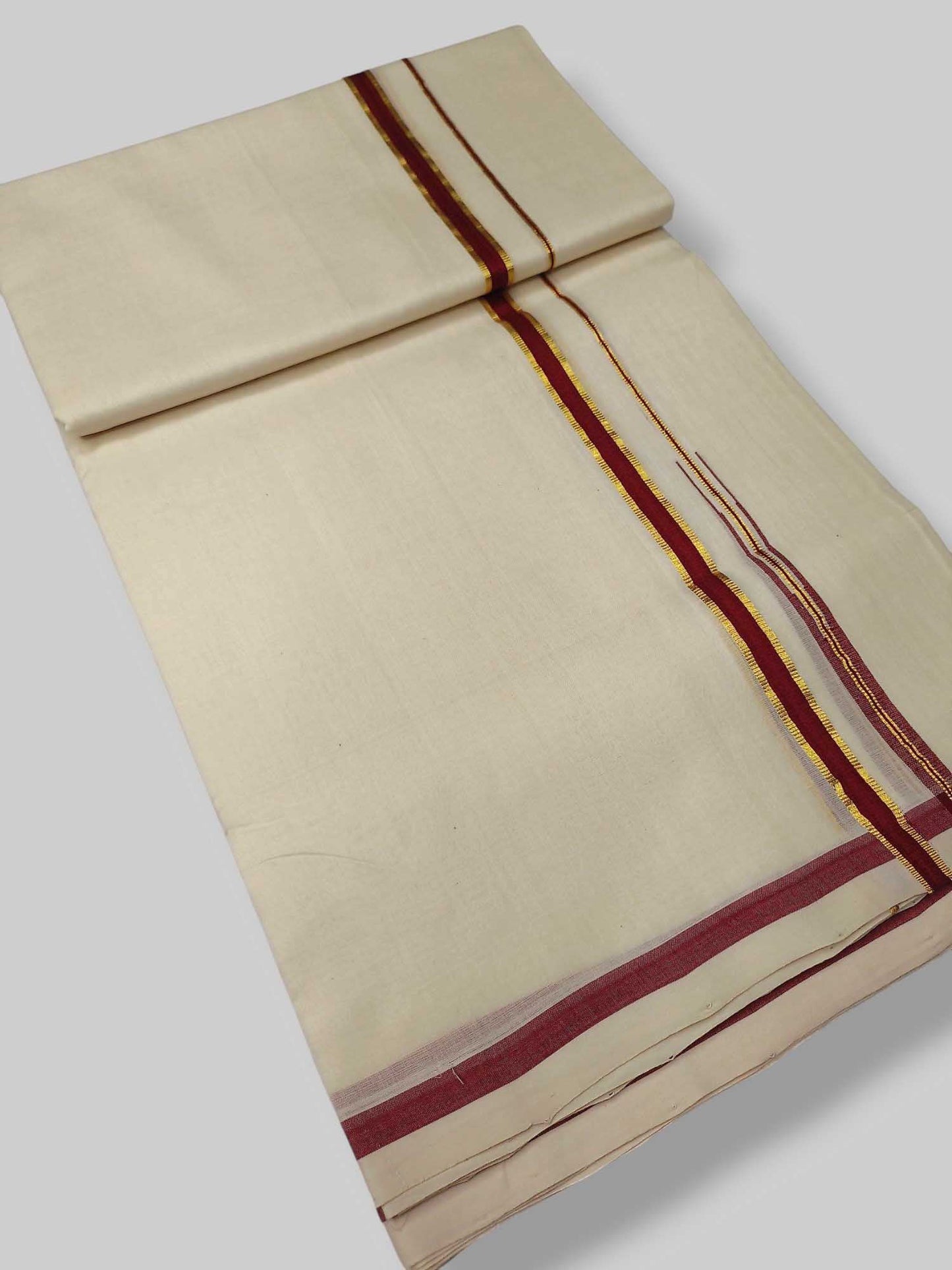 Kerala Premium Balaramapuram Handloom Dhoti/Mundu for Men