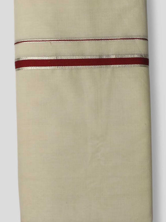 Kerala Premium Balaramapuram Handloom Dhoti/Mundu for Men