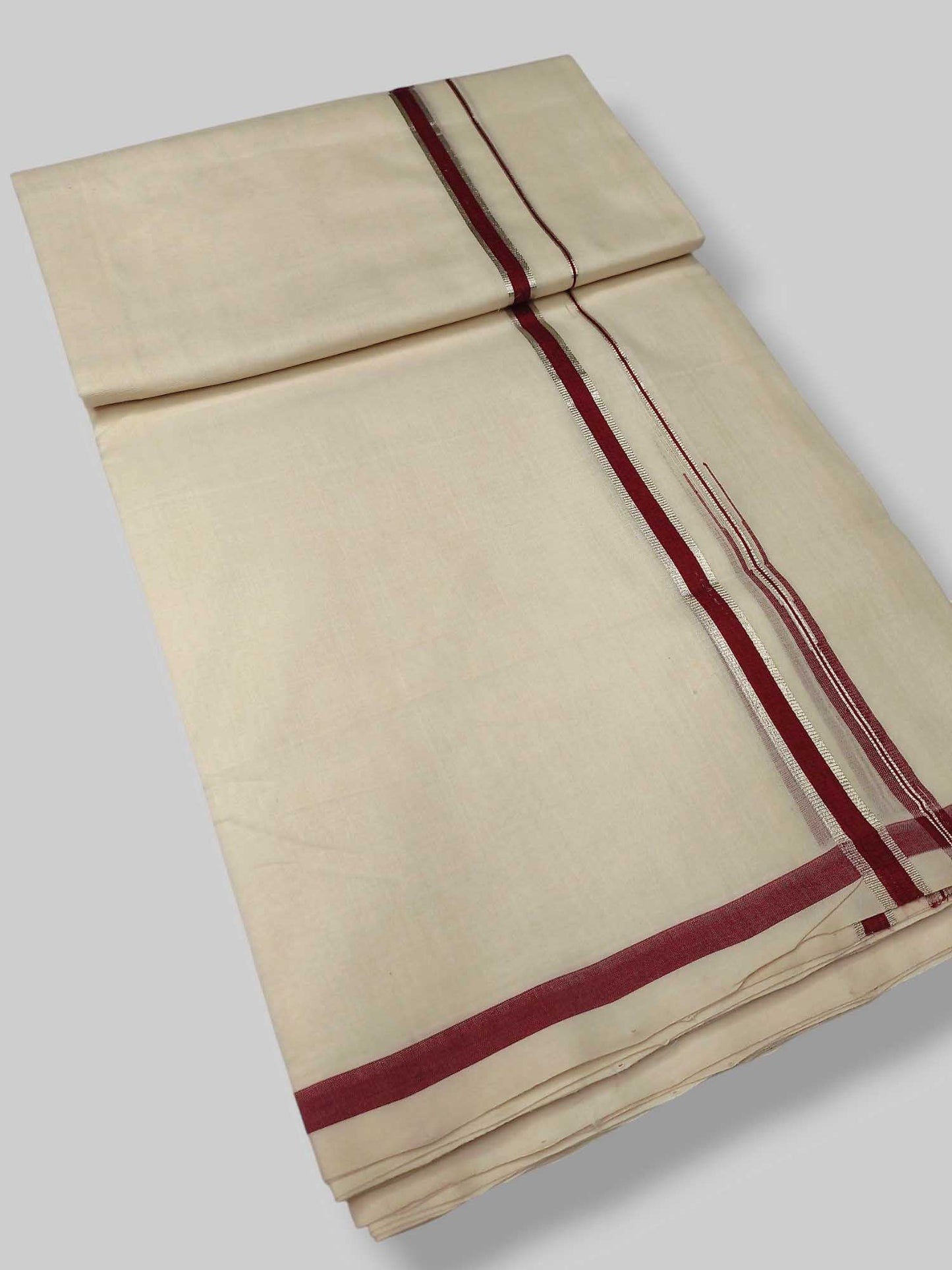 Kerala Premium Balaramapuram Handloom Dhoti/Mundu for Men