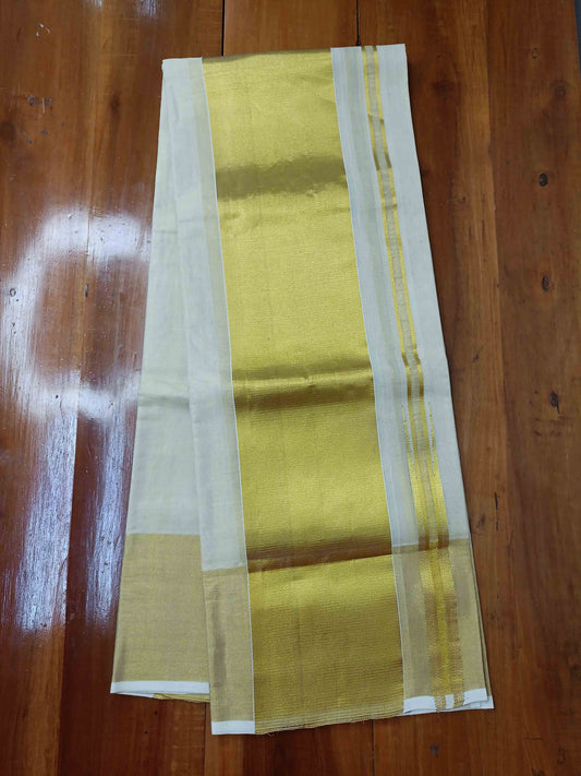 Kuthampully Handloom Kasavu Single Set Mundu