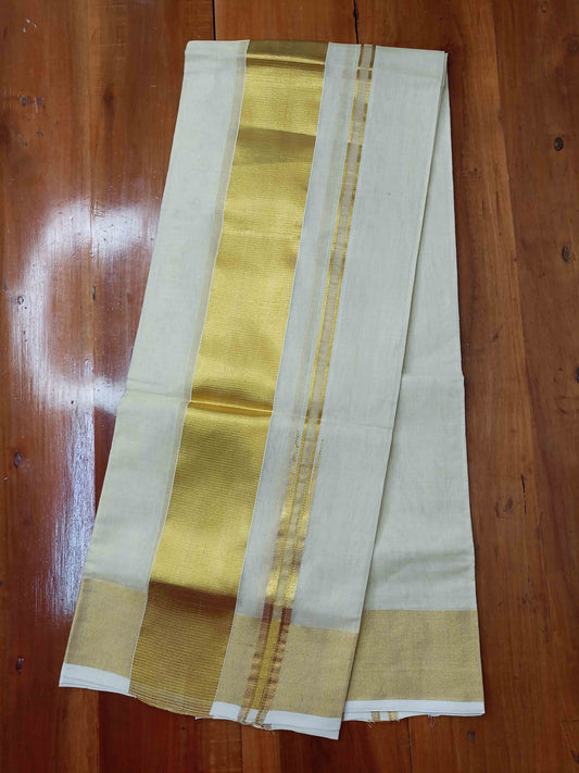 Kuthampully Handloom Kasavu Single Set Mundu