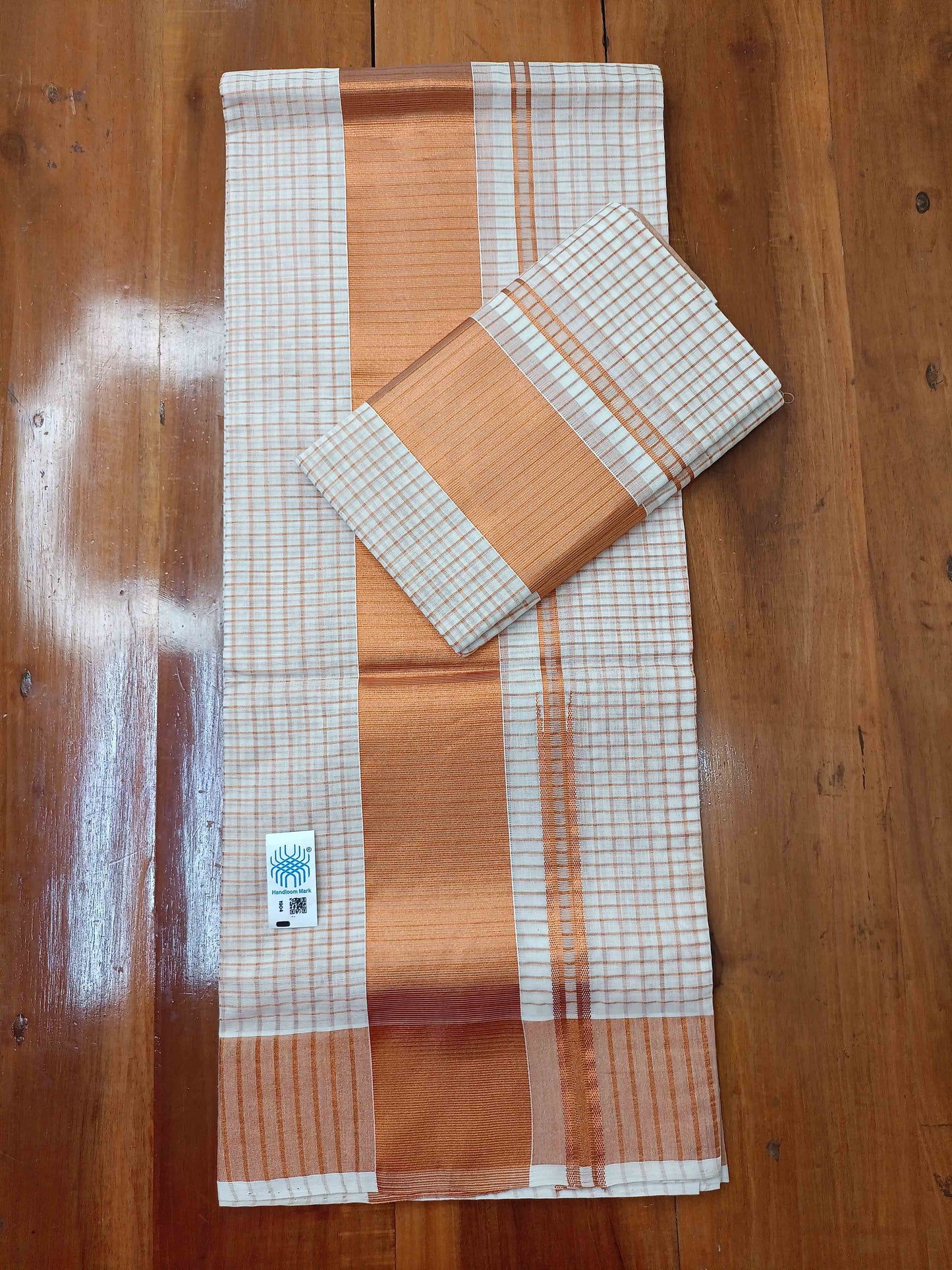 Kuthampully Handloom Kasavu Single Set Mundu