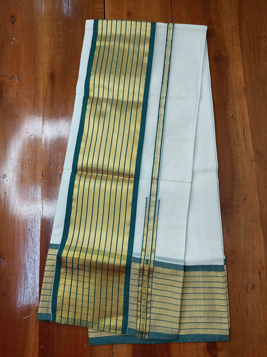 Kuthampully Handloom Kasavu Single Set Mundu