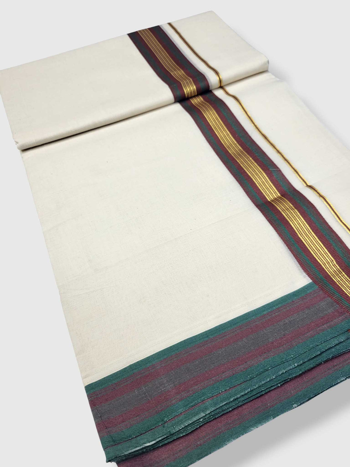Kerala Premium Balaramapuram Handloom Dhoti/Mundu for Men