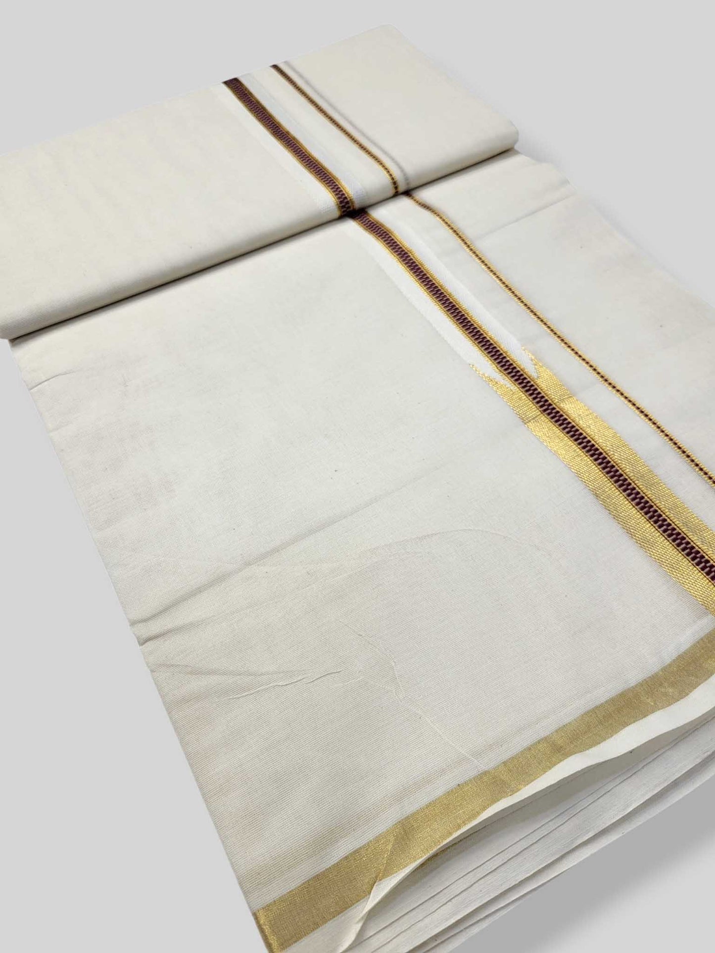 Kerala Kasavu Mundu for Men