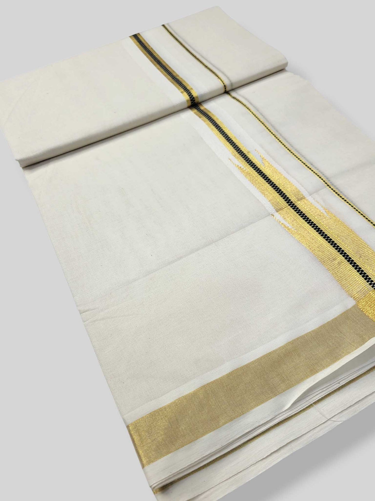 Kerala Kasavu Mundu for Men
