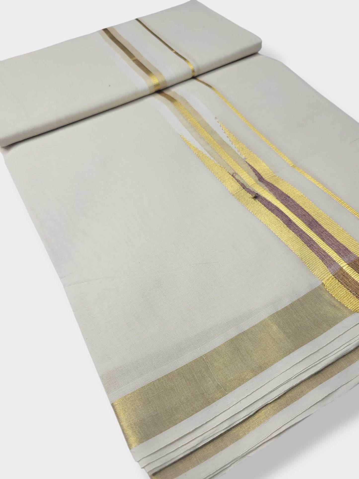 Kerala Kasavu Mundu for Men