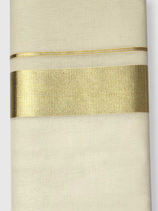 Balaramapuram Handloom Kasavu Mundu for Men
