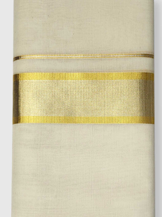 Balaramapuram Handloom Kasavu Mundu for Men