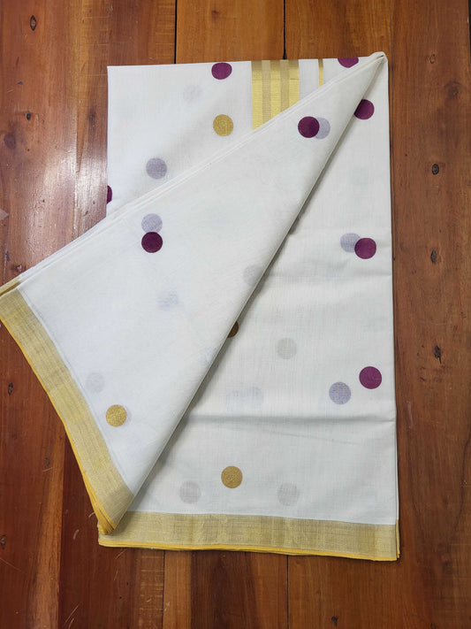 Kerala Kasavu Saree for Women