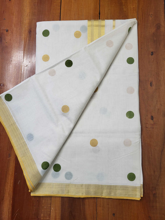 Kerala Kasavu Saree for Women