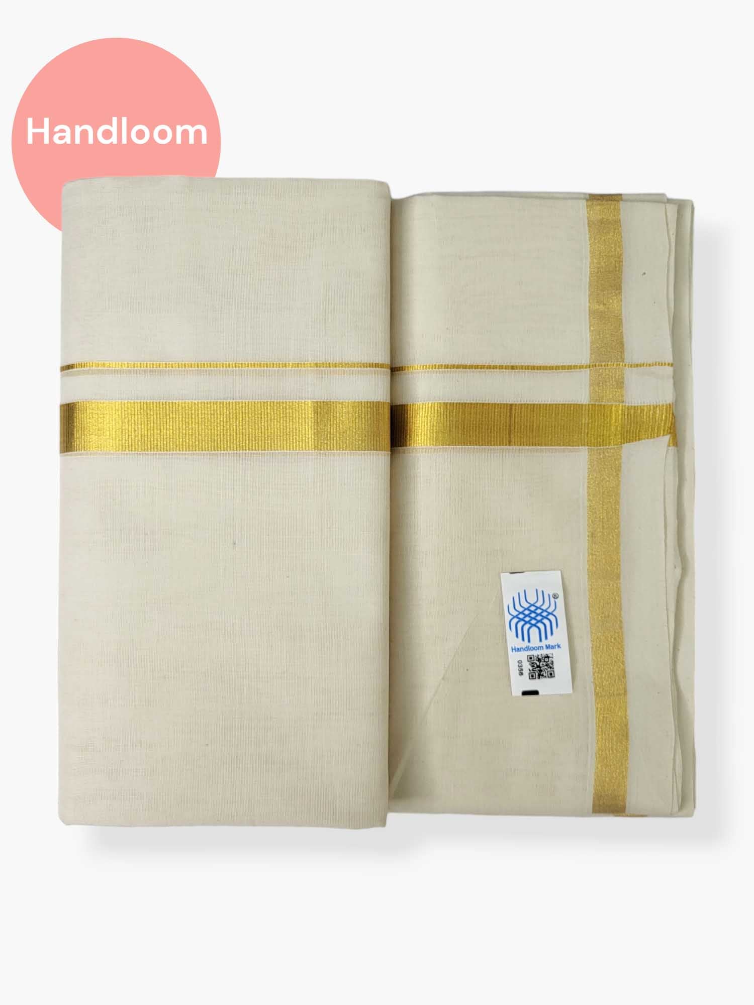 Buy Original BalaramapuramHandloom Kasavu Mundu Dhoti for men. Keraloom