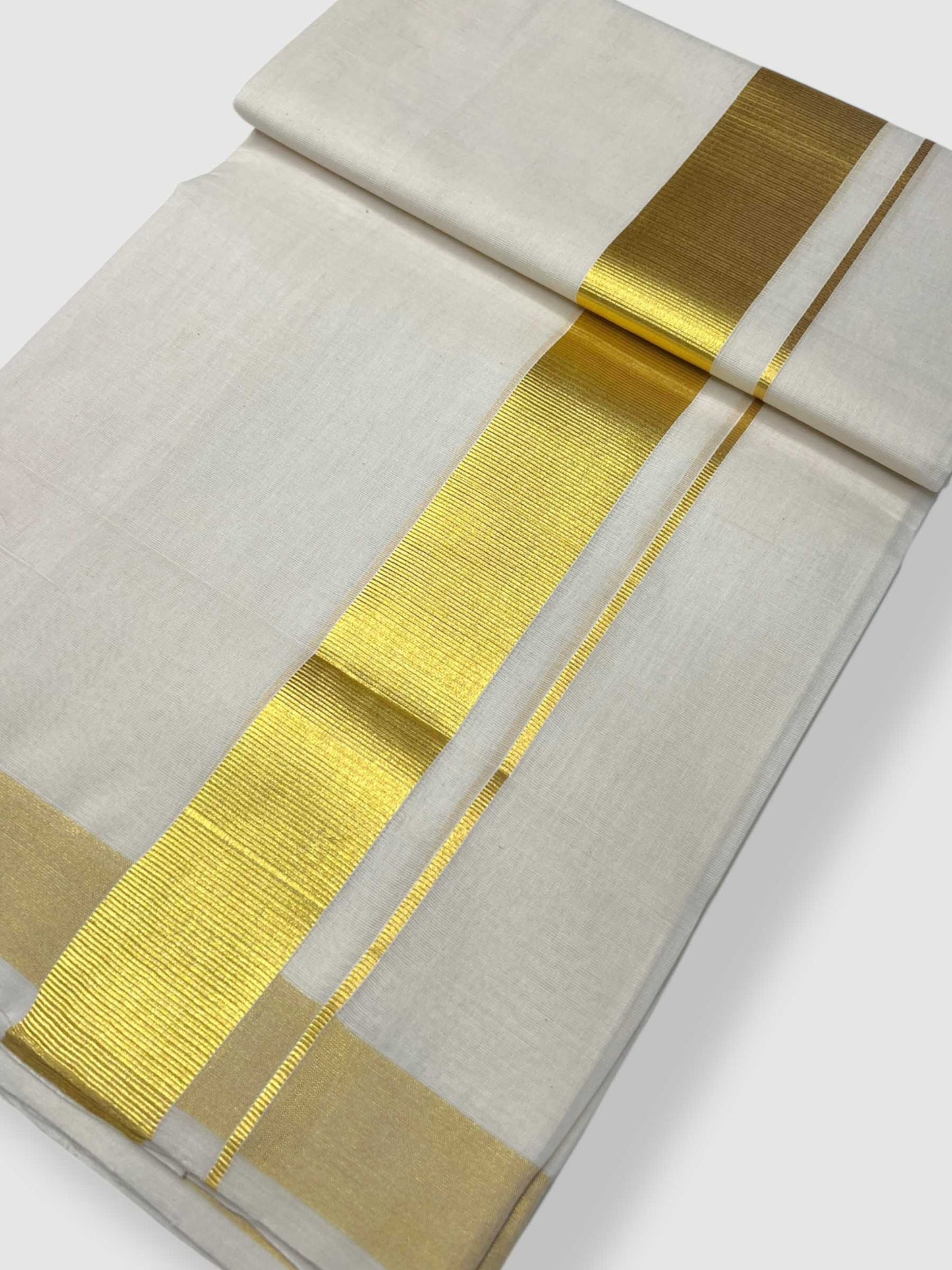 Balaramapuram Handloom Kasavu Mundu for Men