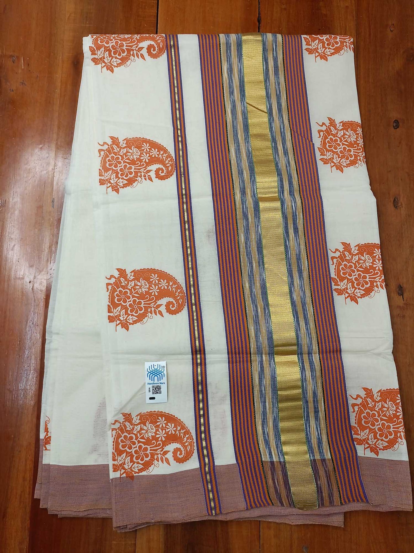 Balaramapuram Handloom Printed Saree for Women