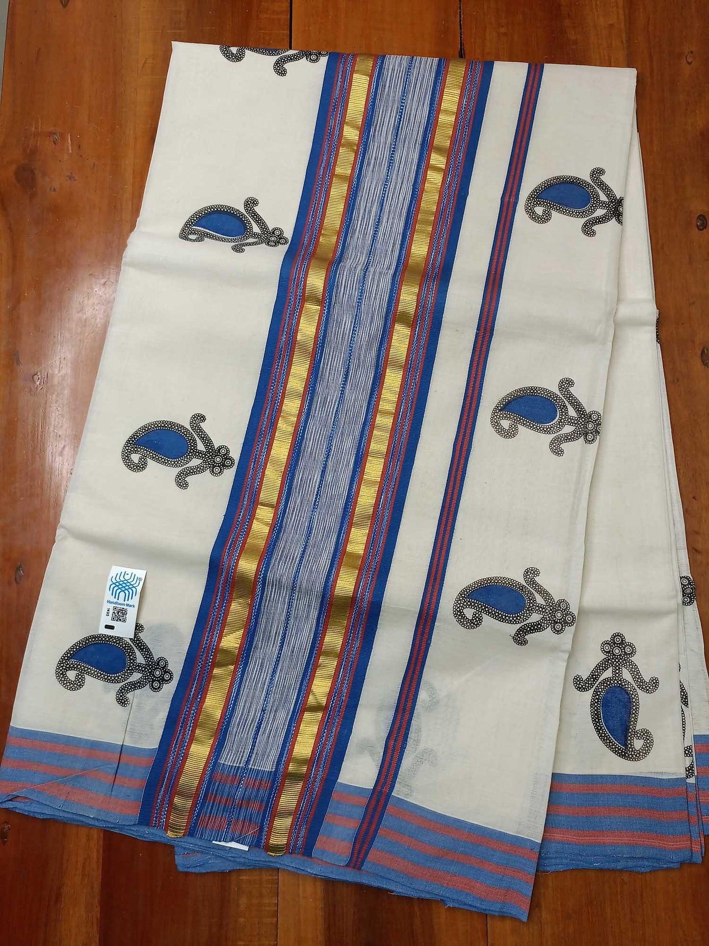 Balaramapuram Handloom Printed Saree for Women