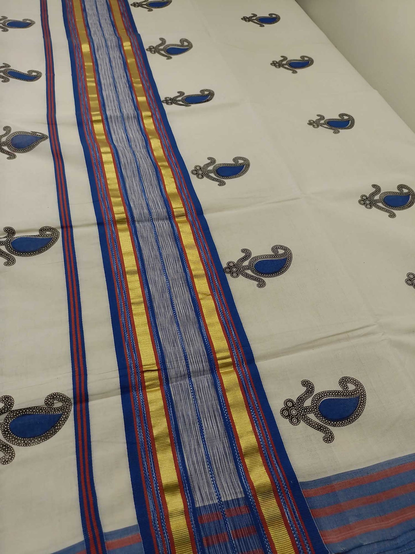 Balaramapuram Handloom Printed Saree for Women