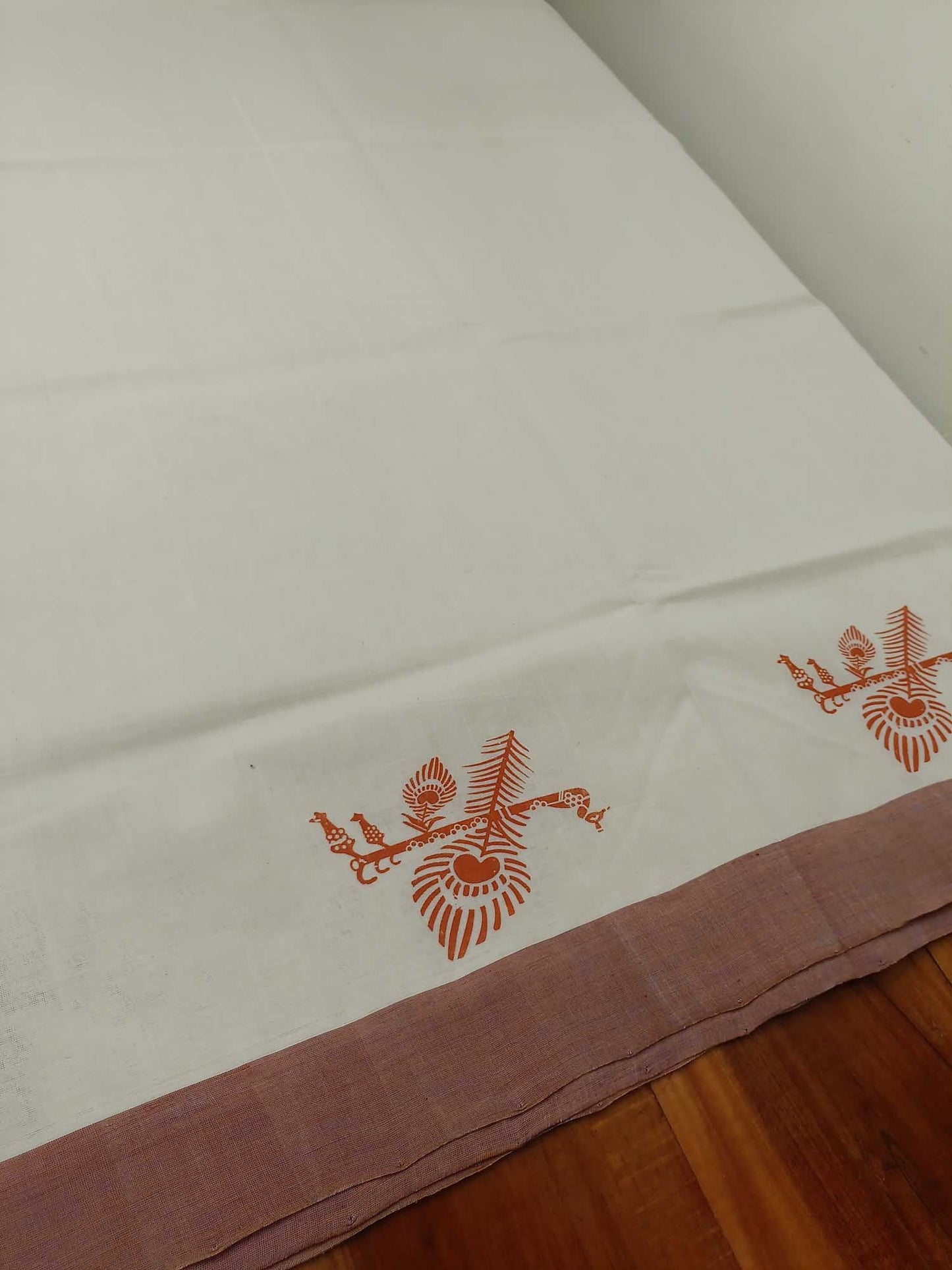 Balaramapuram Handloom Printed Saree for Women