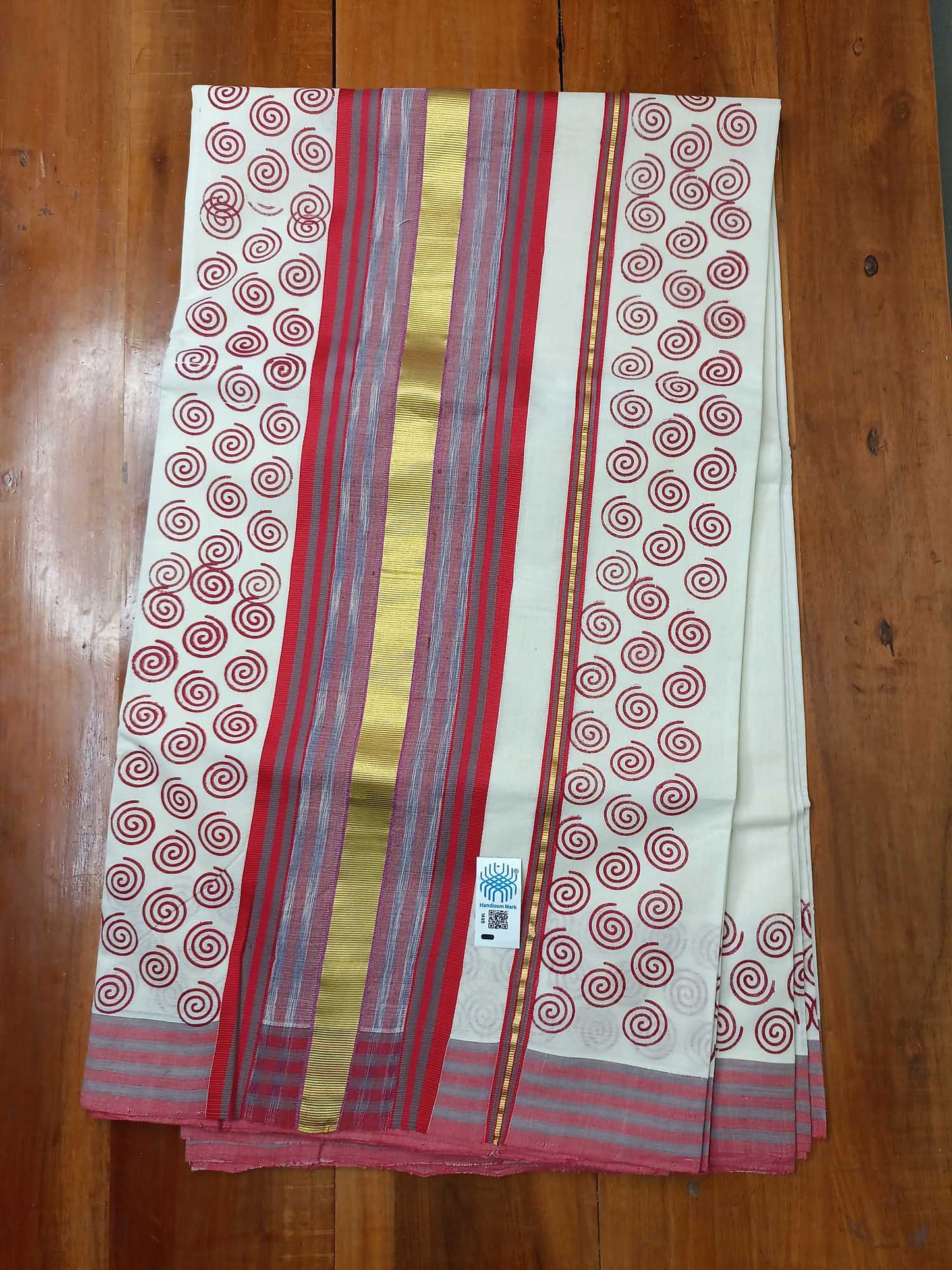 Balaramapuram Handloom Printed Saree for Women
