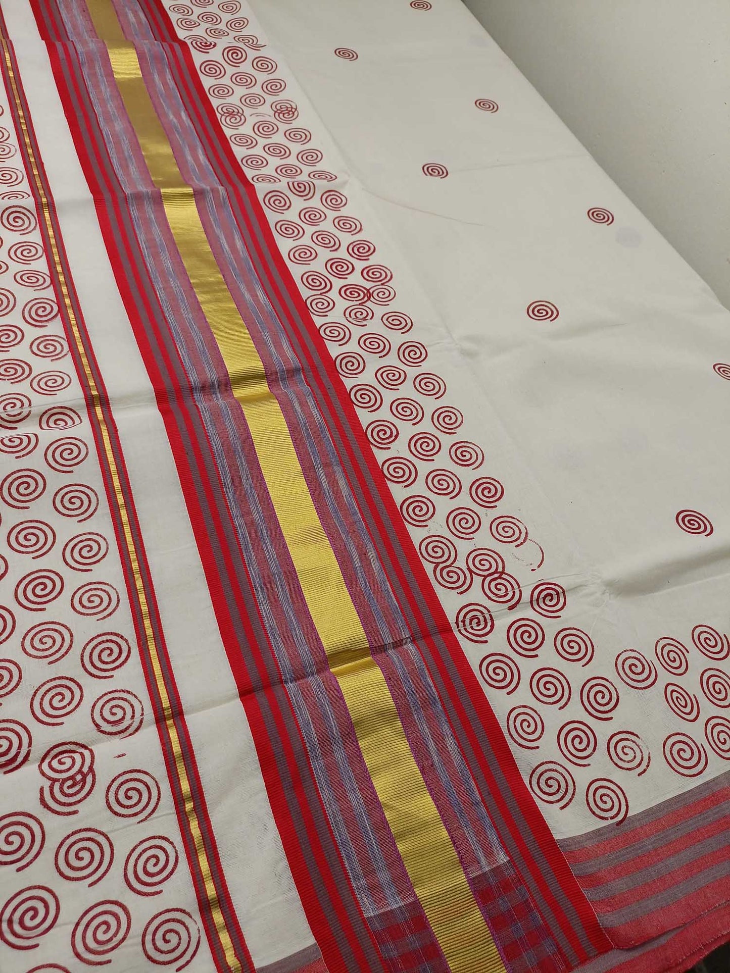 Balaramapuram Handloom Printed Saree for Women