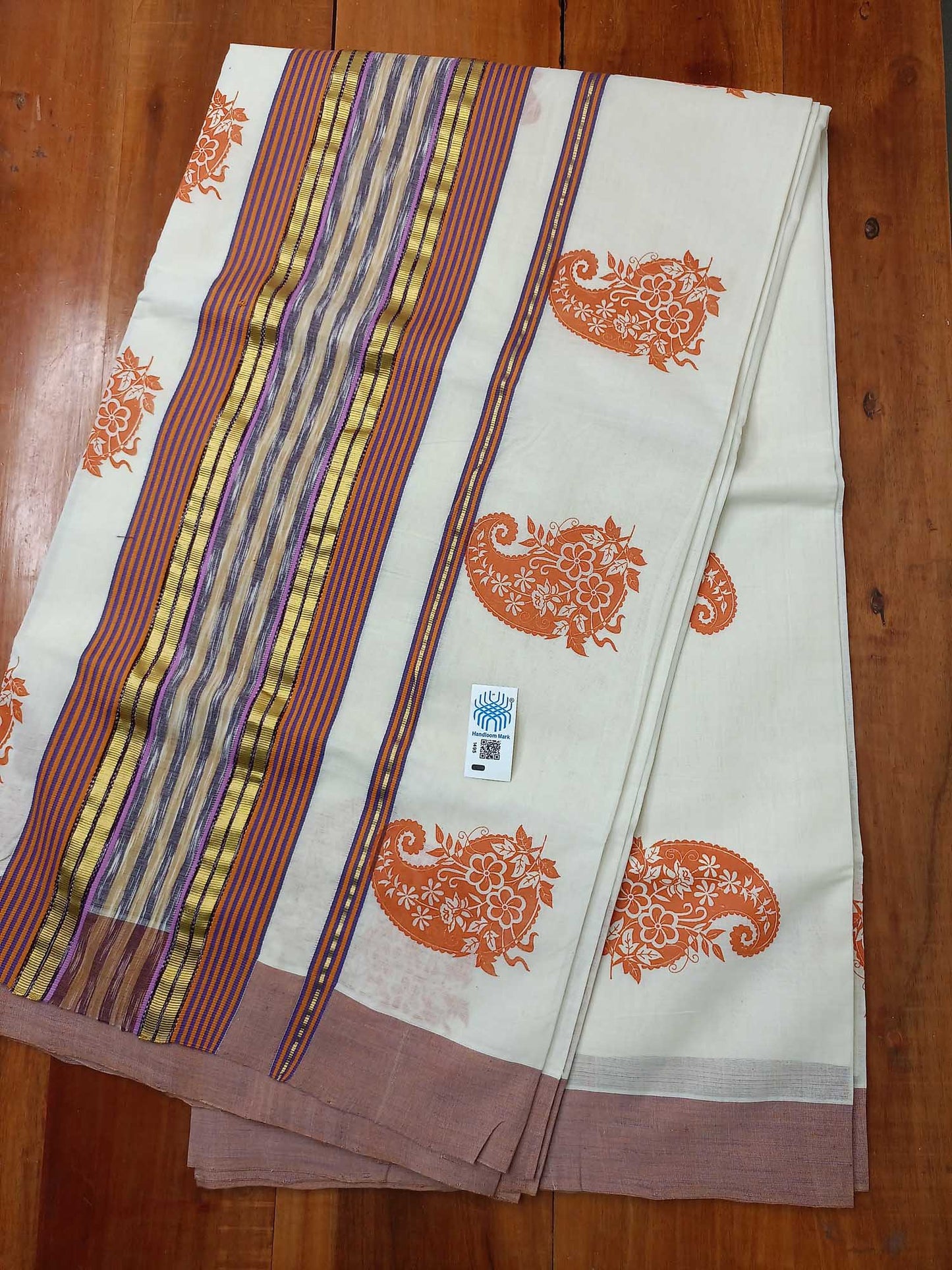 Balaramapuram Handloom Printed Saree for Women