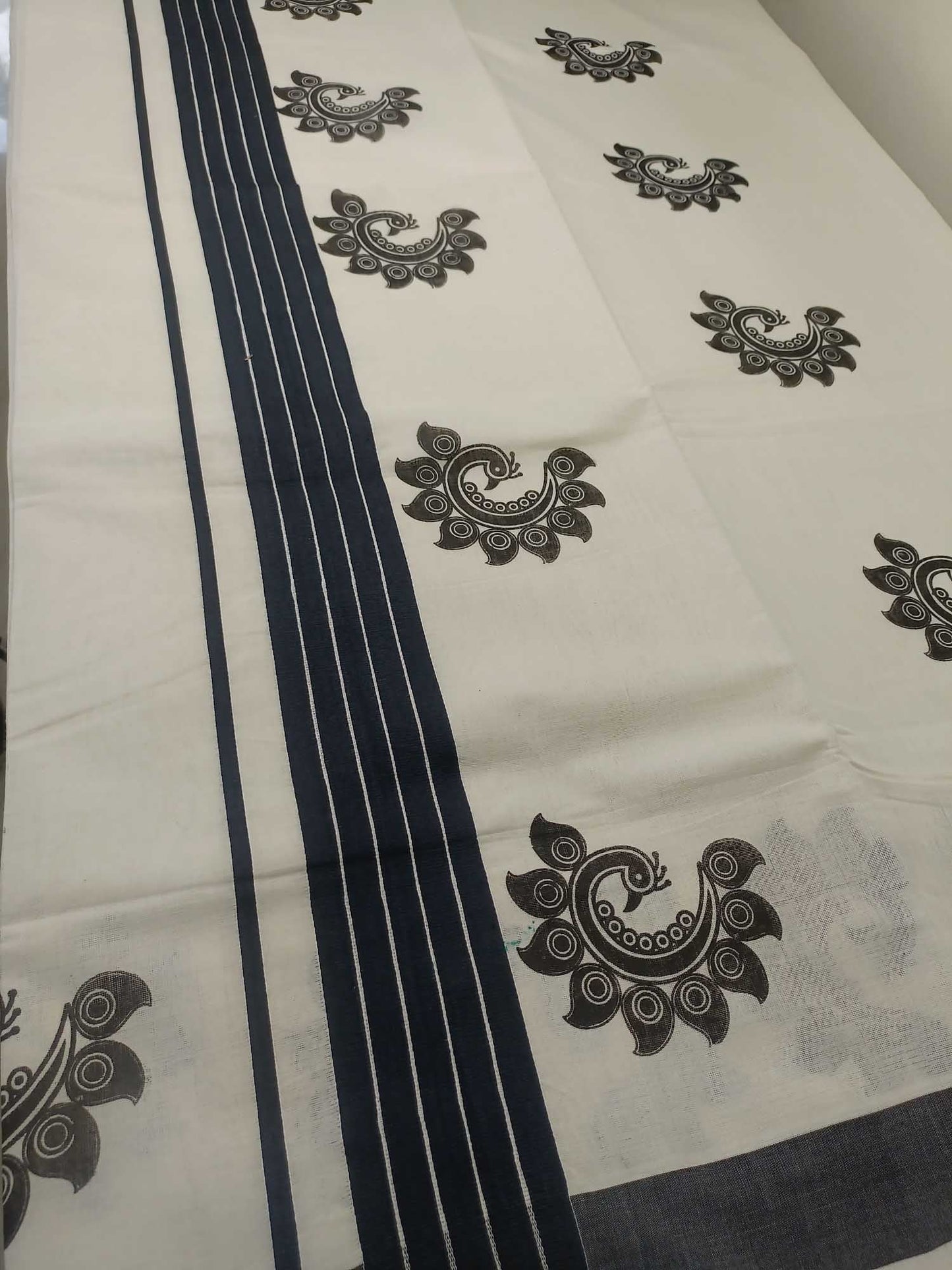 Balaramapuram Handloom Printed Saree for Women