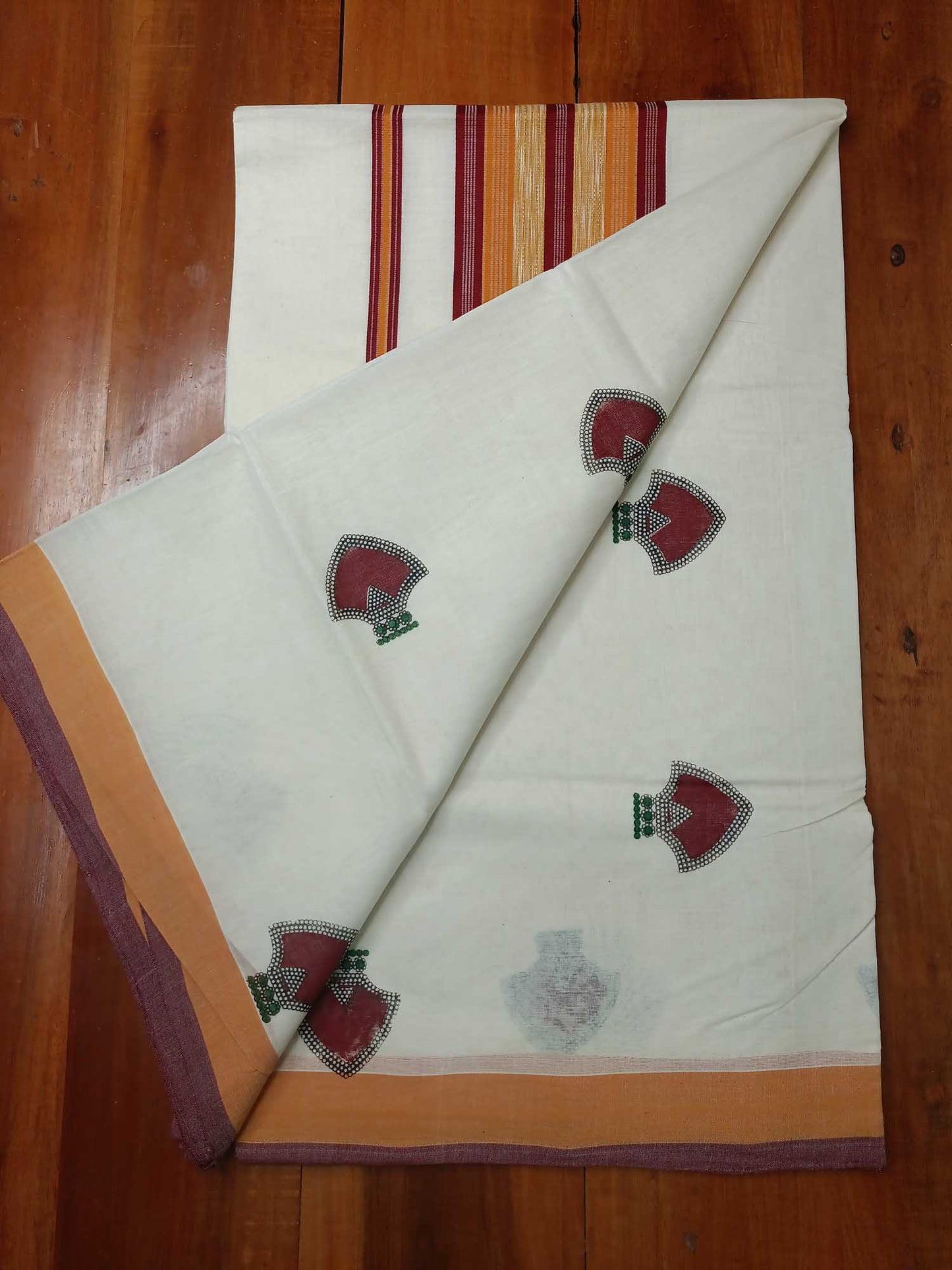 Balaramapuram Handloom Printed Saree for Women