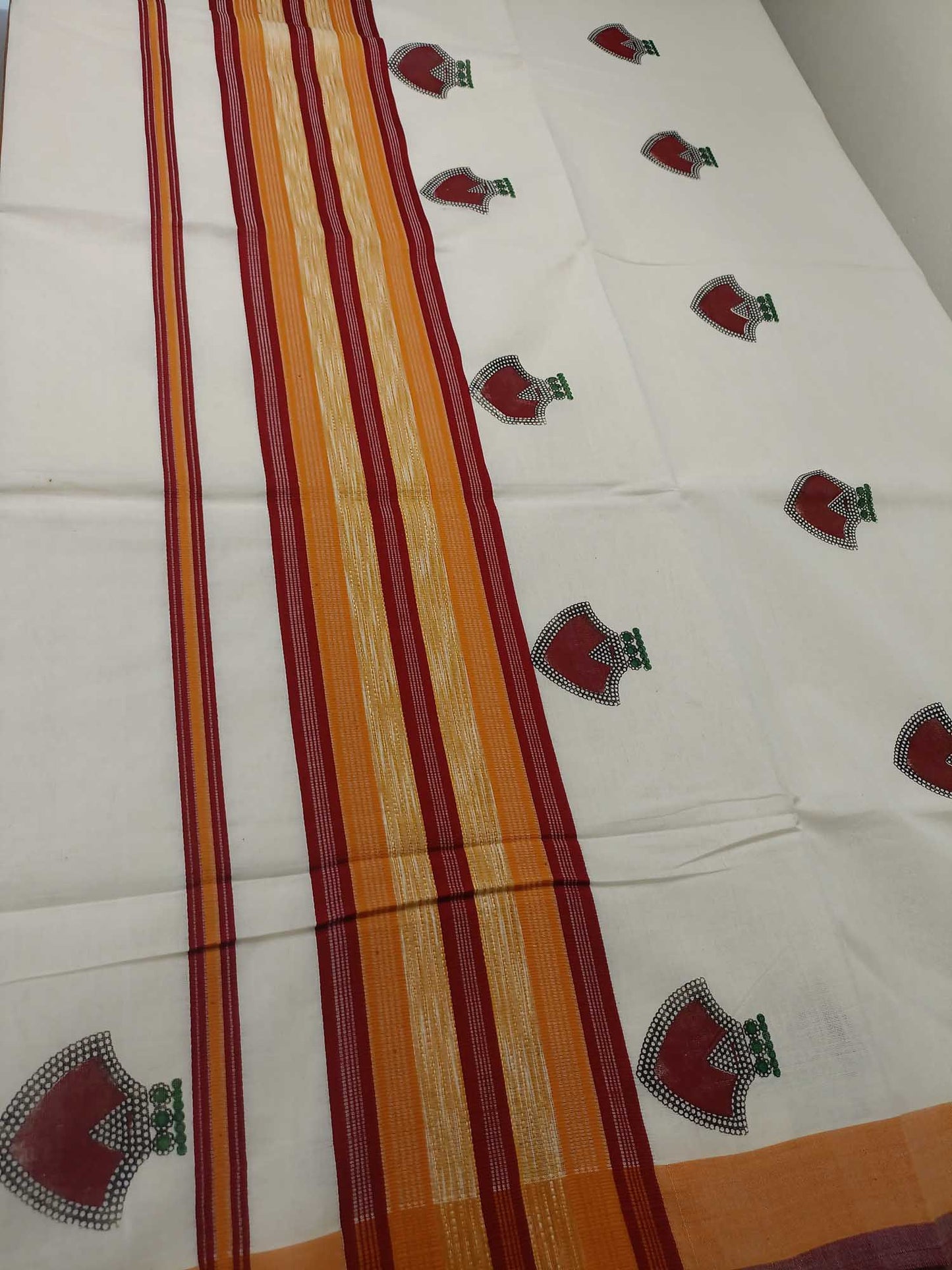 Balaramapuram Handloom Printed Saree for Women