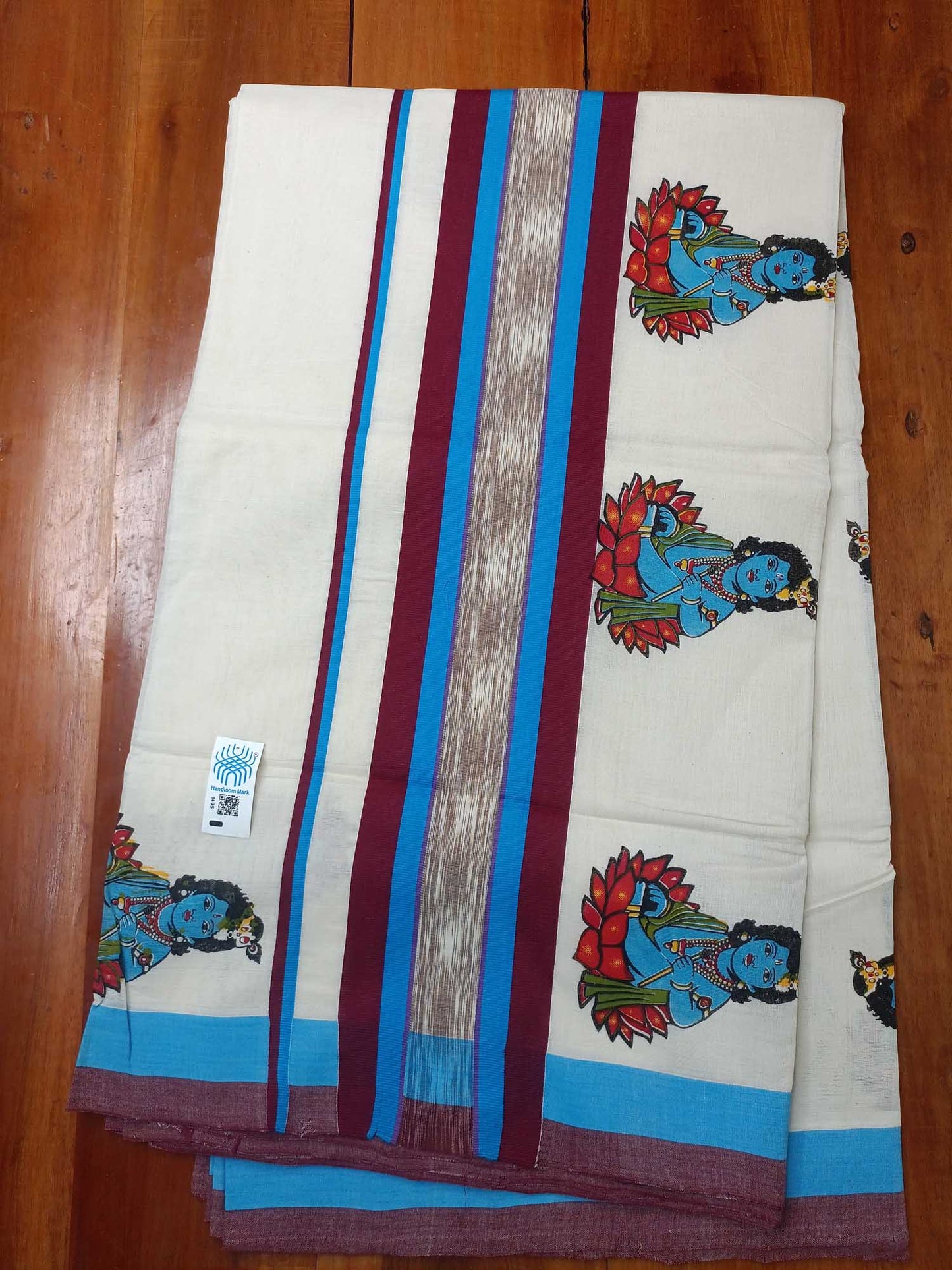Balaramapuram Handloom Printed Saree for Women