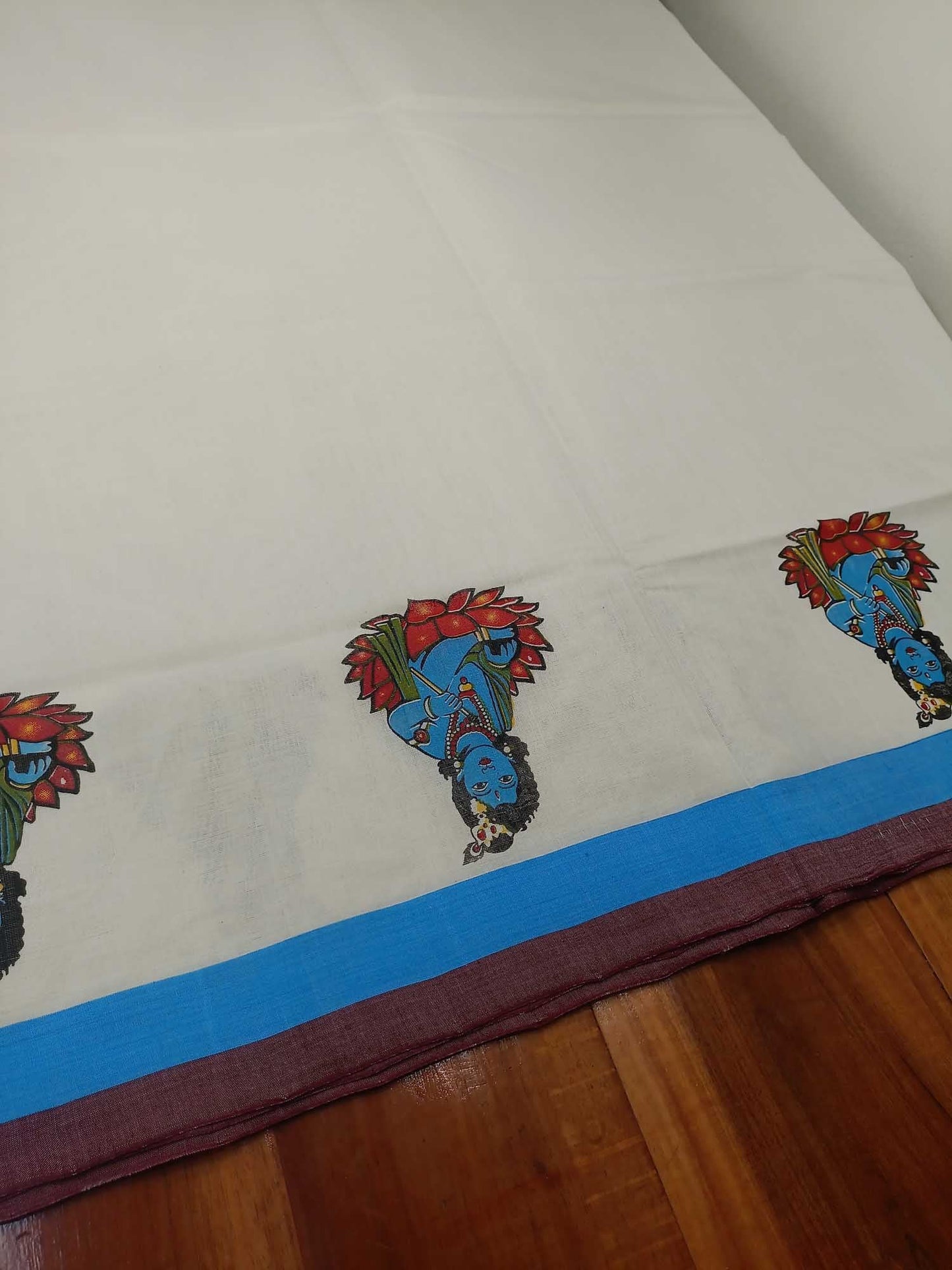 Balaramapuram Handloom Printed Saree for Women